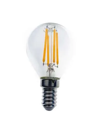ΛΑΜΠΤΗΡΑΣ LED FILAMENT ΔΙΑΦΑΝΗ  4W   E14 - P45