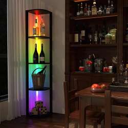 ΦΩΤΙΣΤΙΚΟ LED ΚΑΙ ΡΑΦΙΕΡΑ ΔΑΠΕΔΟΥ HOUSTON BLACK