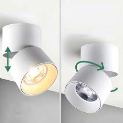 LED SPOT LIGHT ΕΞΩΤΕΡΙΚΟ ΠΕΡΙΣΤΡΕΦΟΜΕΝΟ 10W 4000K